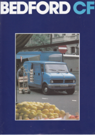 Bedford CF Vans brochure, 8 pages, about 1976, Dutch language