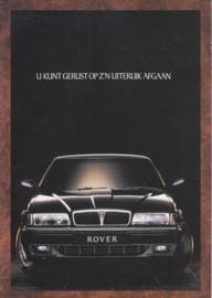 800 Sedan brochure, 4 pages, A4-size, about 1986, Dutch language