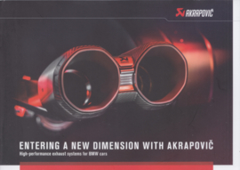 Akrapovic exhaust systems for BMW,  32 pages, A5-size, 2022, English language