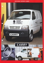 Carry Van brochure, 6 pages, 04/1999, German language
