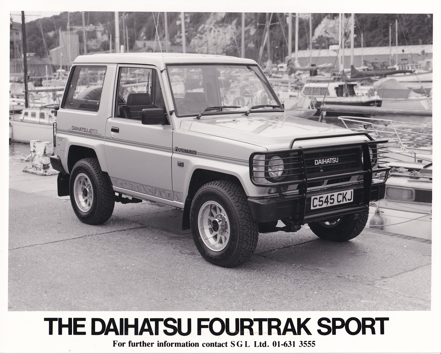 Daihatsu Fourtrack Sport, large press photo, UK, 1985