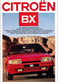 BX brochure (incl. GTi), 48 pages, 09/1986, Dutch language