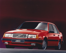 Volvo  460 Sedan Turbo, large press photo, Dutch, 1989