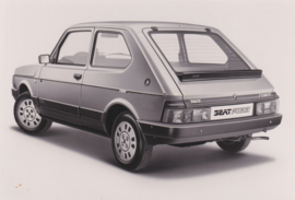 Seat Fura hatchback, press photo, Dutch, c1984