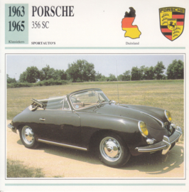Porsche 356 C card, Dutch language, D5 019 03-08