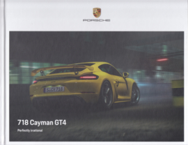 718 Cayman GT4 brochure, 88 pages, 06/2019, hard covers, English language