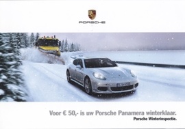 Panamera winter inspection folder, 4 pages, 2014/2015, Dutch