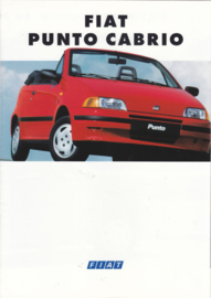 Punto Cabrio brochure, 8 + 4 pages (A4), 02/1994, German language