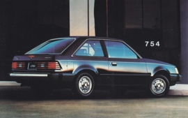 Lynx Hatchback, US postcard, standard size, 1987