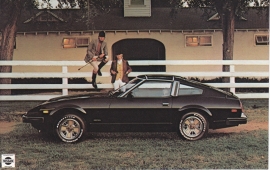 280-ZX, US postcard, standard size, 1980