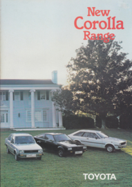 Corolla range brochure, 8 pages, UK, 6/1980, English language