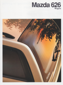 626 Station Wagon brochure, 6 pages, 03/1990, Dutch language