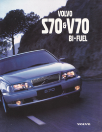 S70/V70 Bi-Fuel brochure, 8 pages, 1998, Swedish language