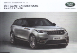 Range Rover Velar, DIN A6-size, advertising postcard, German issue, # D1223