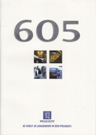 605 Sedan brochure, 36 pages, A4-size, 12/1996, Dutch language