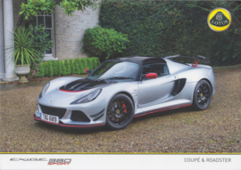 Exige 380 Sport, 4 pages, DIN A4-size, factory-issued, German language