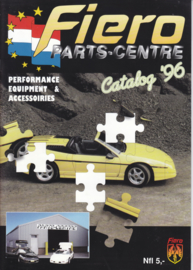 Fiero Parts brochure,  32 pages, Dutch/English language, 1996, NL