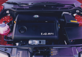 Skoda Fabia 1.4 MPi engine, press photo, Czech Republic, 09/1999