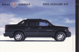 Escalade EXT, US postcard, 2003