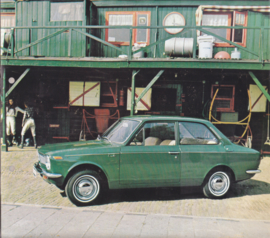 Corolla 1200 range brochure, 8 pages,  about 1970, Dutch language