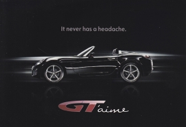 GT sportscar, postcard, Belgium, French language, 2008