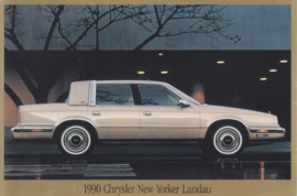 New Yorker Landau, US postcard, continental size, 1990