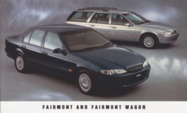 Fairmont Sedan & Wagon, standard size postcard, Australia, 2000s