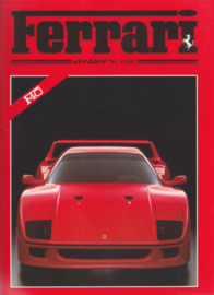 Ferrari Auto expo Magazine, F40 special edition, A4-size, 80 pages, 3/1987, German/Italian language