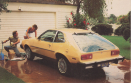 Pinto 3-Door Runabout, US postcard, standard size, 1979