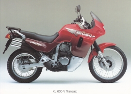 Honda XL 600 V Transalp postcard, 18 x 13 cm, no text on reverse, about 1994