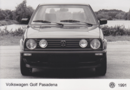 Volkswagen Golf Pasadena - press photo - Dutch - 1991