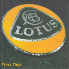 Lotus full range press pack with also many history pictures, CD-Rom, UK, 2004