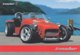 Irmscher 7 Roadster, advertising postcard, German, about 2010