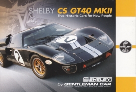 CS GT40 MK II Ltd Edition postcard,  English language, Belgian issue, about 2014