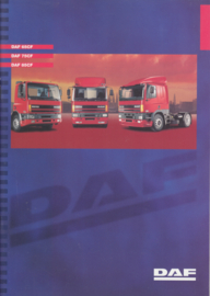 DAF CF-series brochure, 24 pages, A4-size, 1/1998, Dutch