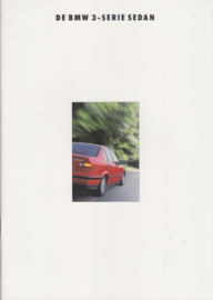 3-Series Sedans brochure, 36 pages, A4-size, 2/1992, Dutch language