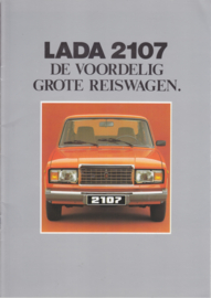 2107 Sedan brochure, 14 pages, 12/1987, Dutch language (Belgium)