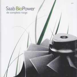 9-3 & 9-5 BioPower brochure, 16 pages, 2/2007, Dutch language