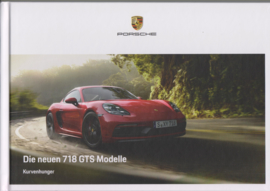 718 Boxster & Cayman GTS brochure, 60 pages, 10/2017, German language