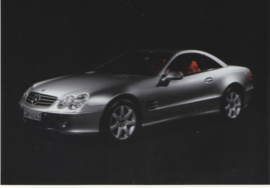 SL Cabriolet R230 postcard, A6-size, no text, about 2003