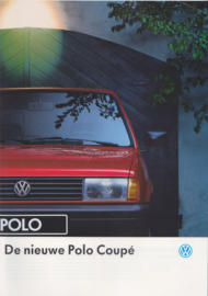 Polo Coupé brochure, A4-size, 20 pages, 08/1990, Dutch language