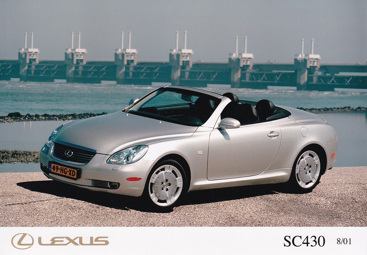Lexus SC430 Convertible - press photo - 8/2001 - Netherlands
