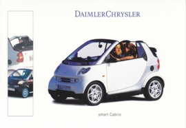 Smart Fortwo Cabrio, A6-size postcard, IAA 1999, German