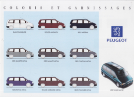 806 MPV brochure, 20 + 22 pages, A4-size, 1994, French language