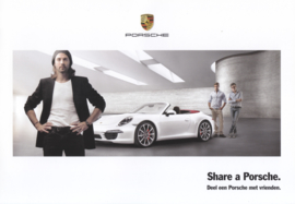 Share a Porsche brochure , 4 pages, 2016, Dutch language