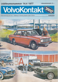 VolvoKontakt Magazine, A4-size, 24 pages, Swedish language, 04/1977