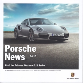 News 04/2015 with 911 Turbo, 46 pages, 11/2015, German language