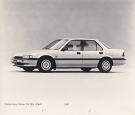 Honda Accord Sedan DOHC 2.0i-16V, large press photo, Europe, 2/1987