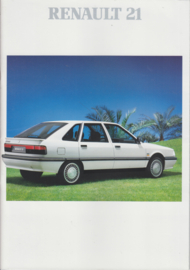 21 Hatchback brochure, 32 pages, 10/1989, Dutch language