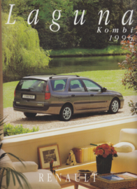 Laguna Kombi brochure, 44 pages, 1996, Swedish language
